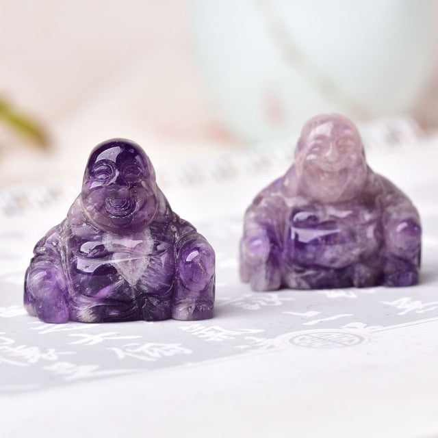 Natural Crystal Buddhas