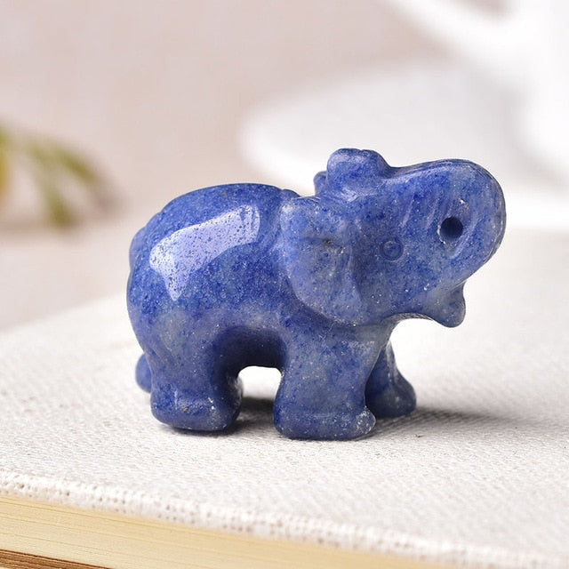 Crystal Elephant Natural Healing Stones