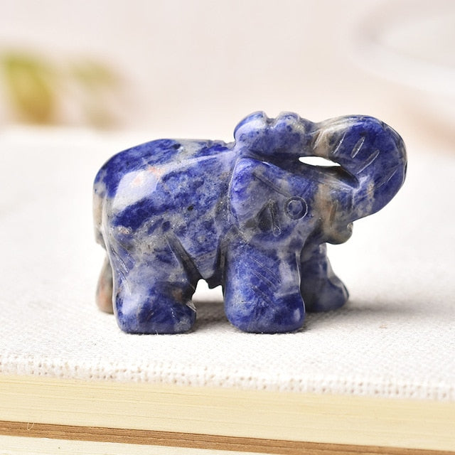 Crystal Elephant Natural Healing Stones